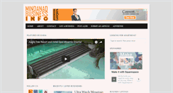 Desktop Screenshot of mindanaobusinessinfo.com